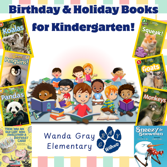 Birthday and Holiday Books for Kindergarten!